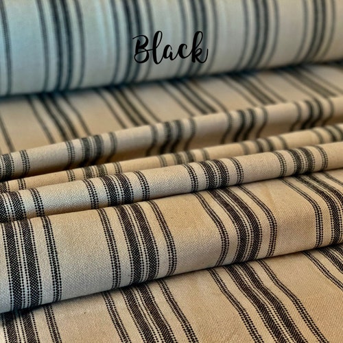 Grain Sack Fabric Feed Sack Fabric Ticking Fabric Our Etsy