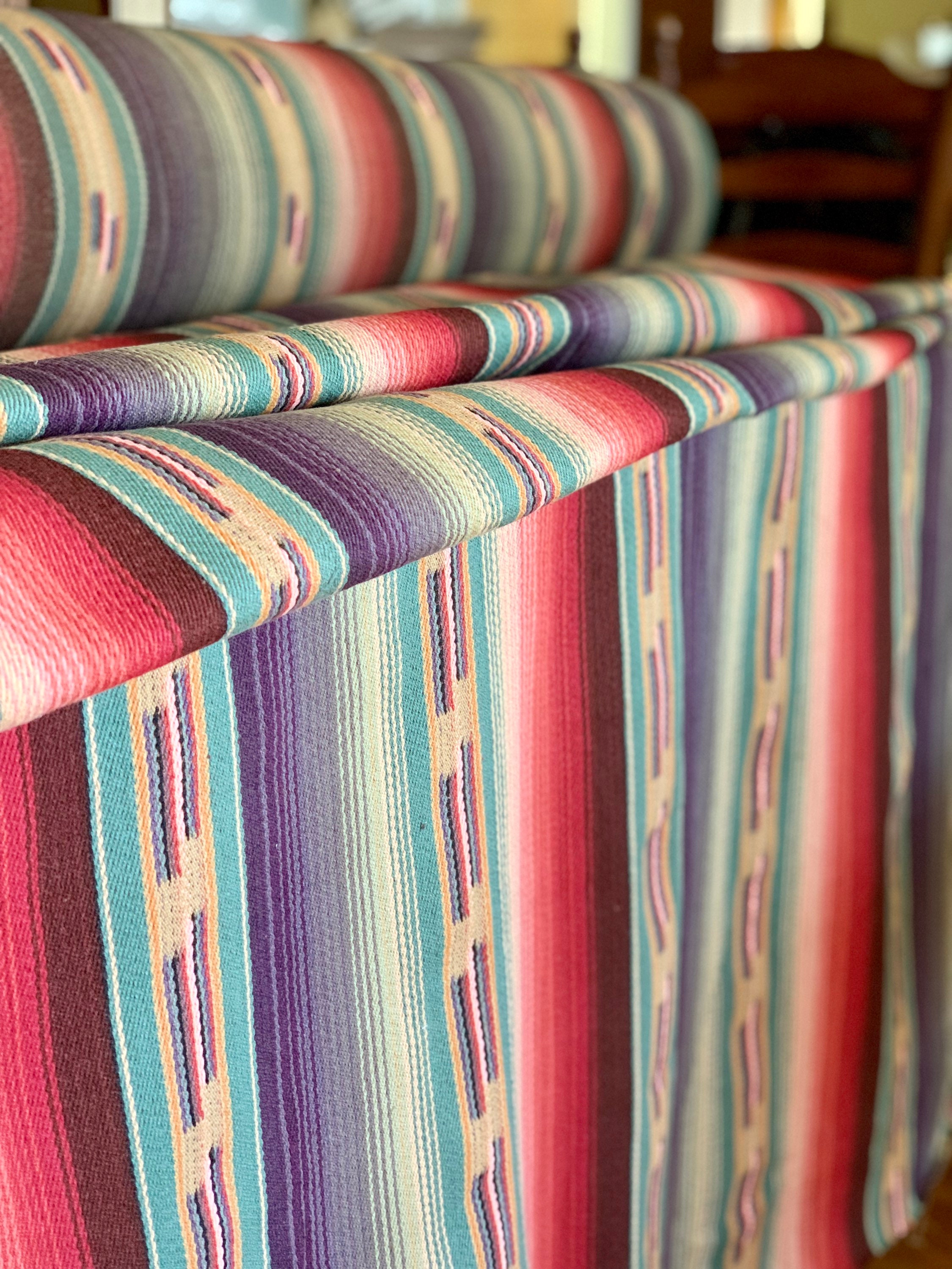 Southwest Upholstery Twill Fabric Ethnic Stripe BOHO Ranch Fabric