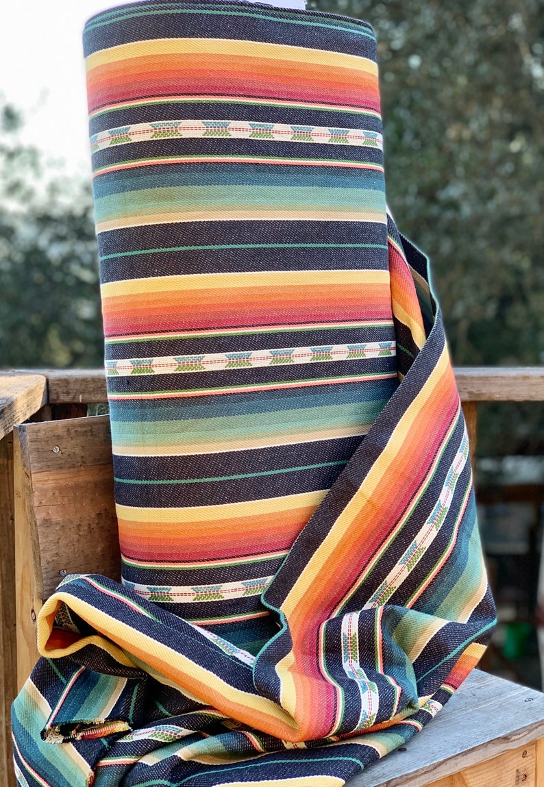 Faux Vintage Saddle Blanket Heavy Weight Twill Fabric Ethnic Etsy