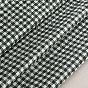 Jagergroen geruit klein geruit geruit buffelruitje - klein ruitje - 100% katoen - per fat quarter, 1/4, 1/2 en werven - 44&quot; breed