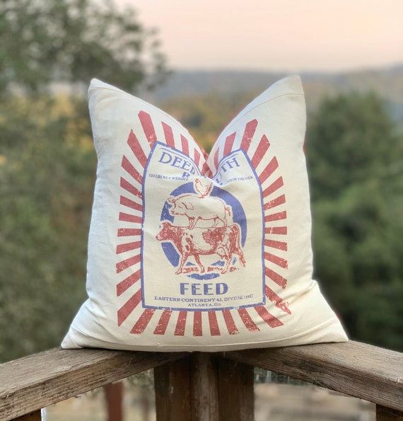 Flour sack pillow covers sale