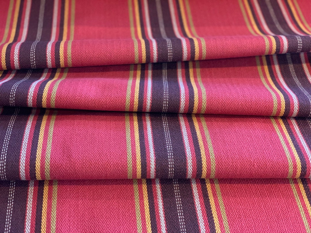 Faux Vintage Saddle Blanket Heavy Weight Twill Fabric Ethnic Stripe BOHO Ranch Fabric Western