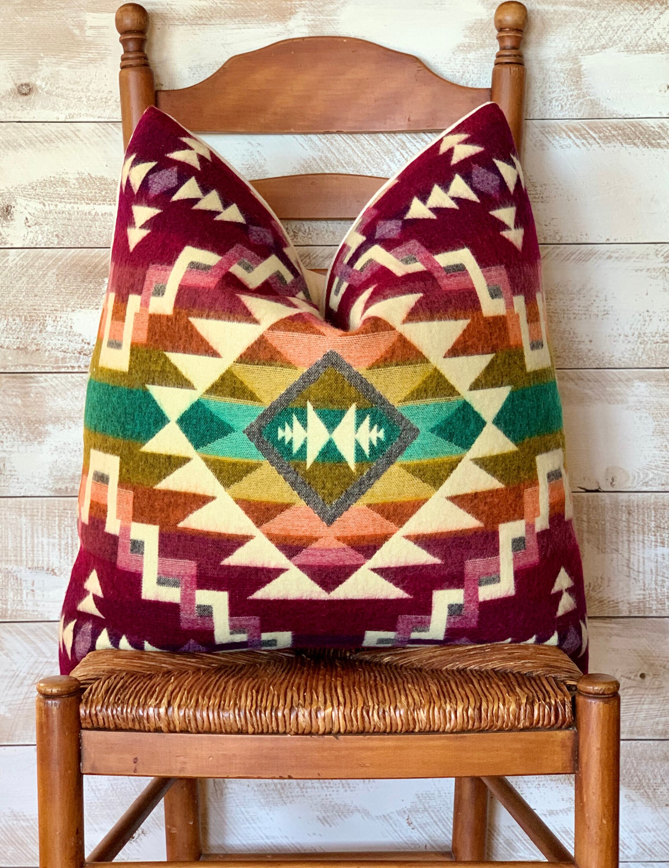 Native Pattern Pillows Southwest Pillow - Native American Print Pillow - Tribal Pillow ...