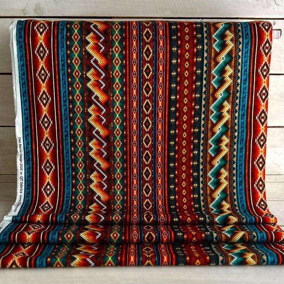 Sierra Sunset - QT Fabrics - Multicolored Southwestern Zig