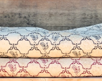 Limited Edition Fabric - Hen - Chicken - Farm Animal Print Fabric - 100% Cotton - By the Yard - Premium Quality - 44" Wide - FREE SHIPPING