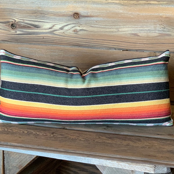 Southwest Pillow - Serape Pillow - Saddle Blanket Pillow - Native American Pillow - Tribal Pillow - Mountain Ranch Style - Cabin Rustic