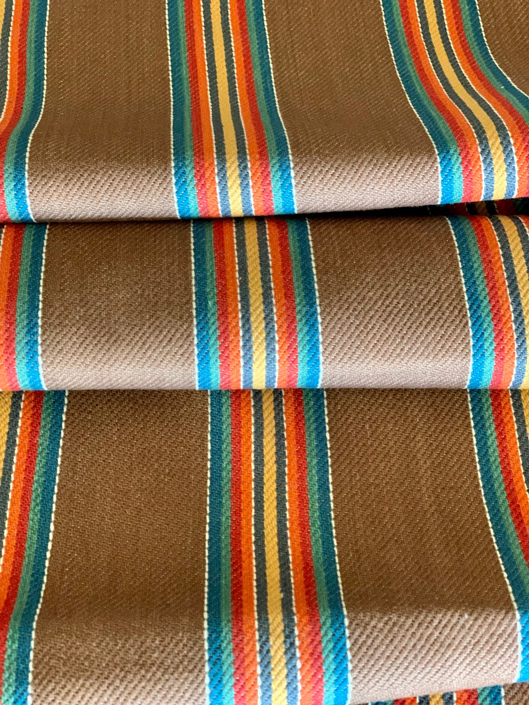 Southwest Upholstery Twill Fabric Ethnic Stripe BOHO Ranch Fabric