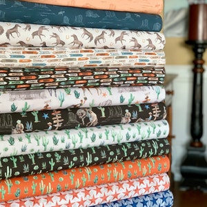 Desert Cowboy Collection by Winham Fabrics - 100% Cotton - Star Fabric - Southwest Fabric - Cowboy Fabric