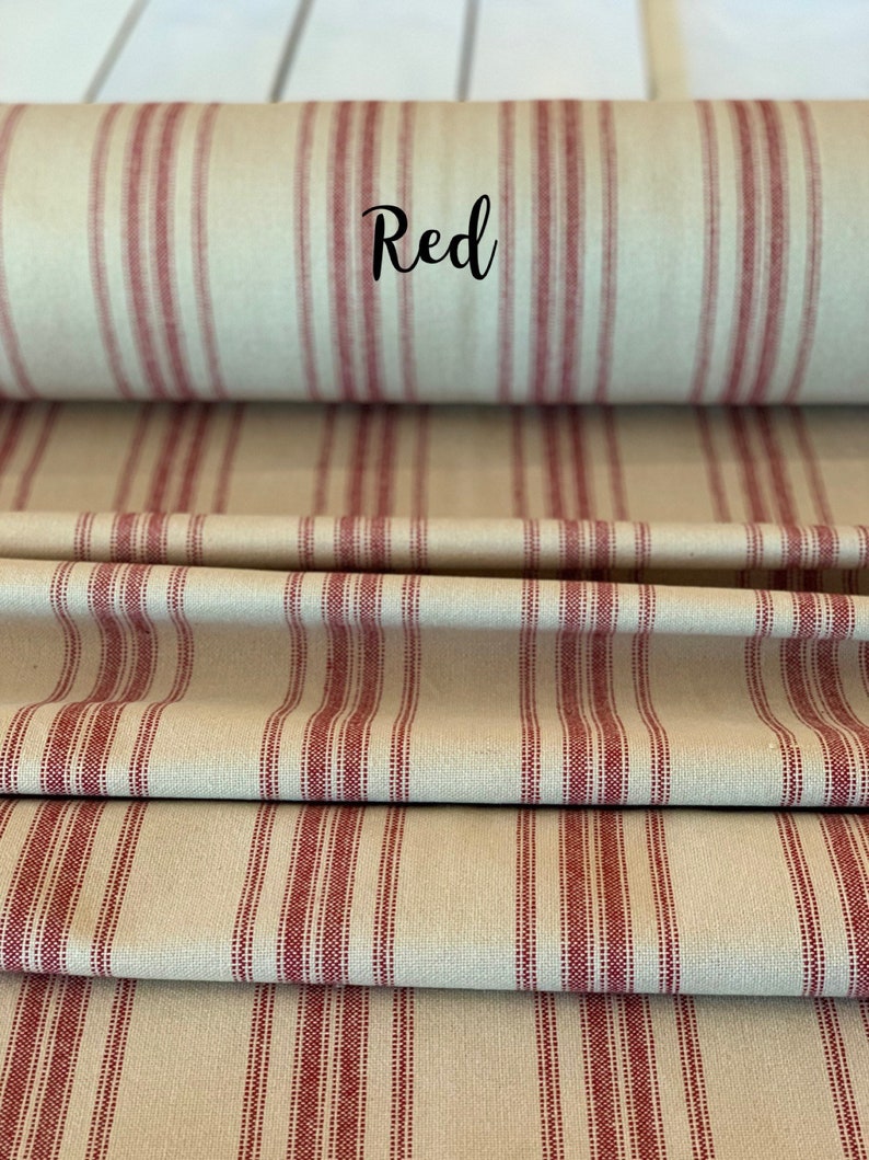 Grain Sack Fabric Feed Sack Fabric Ticking Fabric Our Etsy