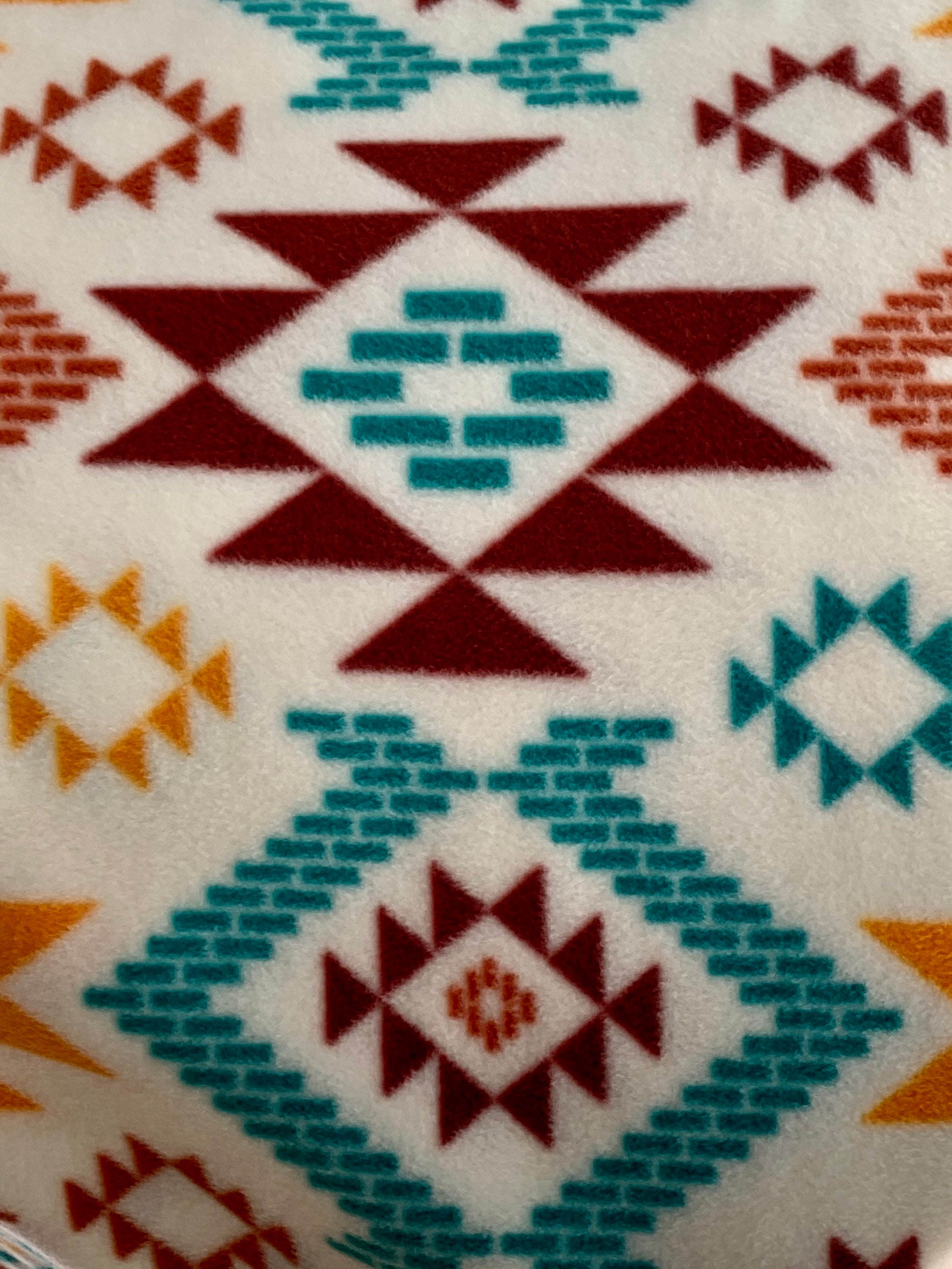 Fleece Fabric by the Yard Navajo Native American Anti Pill Etsy