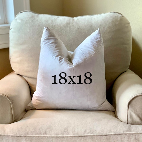 Down and Feather Pillow Inserts Etsy