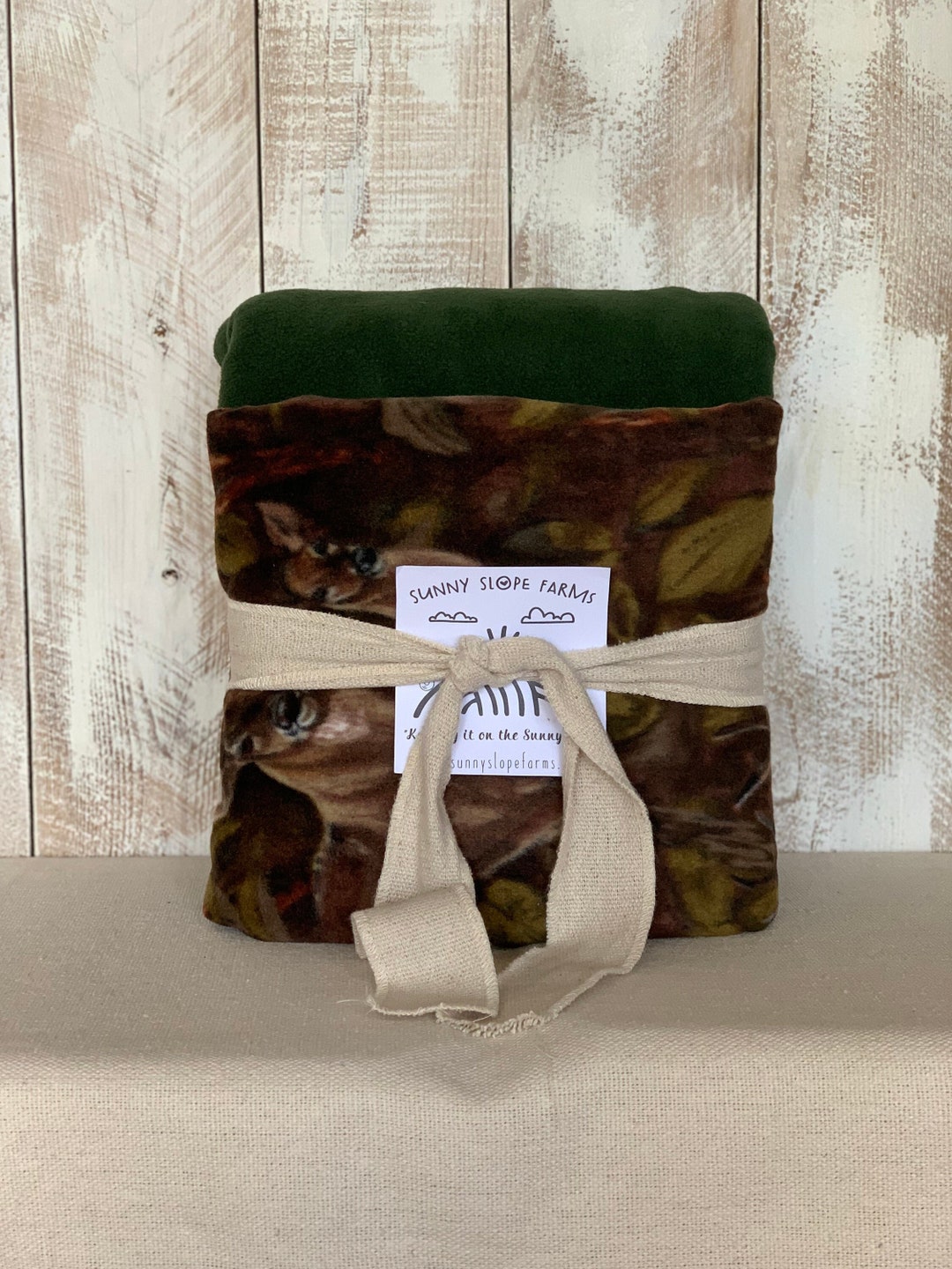 Personalized No Sew Knot Tie Fleece Blanket Throw Kit Camo Etsy