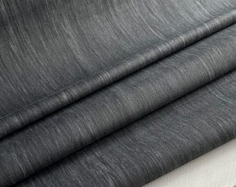 Fine Wood Grain Fabric - Black - Barn Board Fabric - Landscape Fabric - Floorboards Fabric - Wood Quilt - Fat, 1/4, 1/2, Yd-100% Cotton