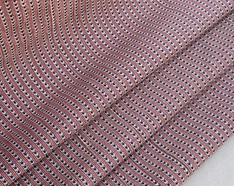 Stripe Stars Homespun Woven Fabric - Farmhouse Style - Patriotic Fabric