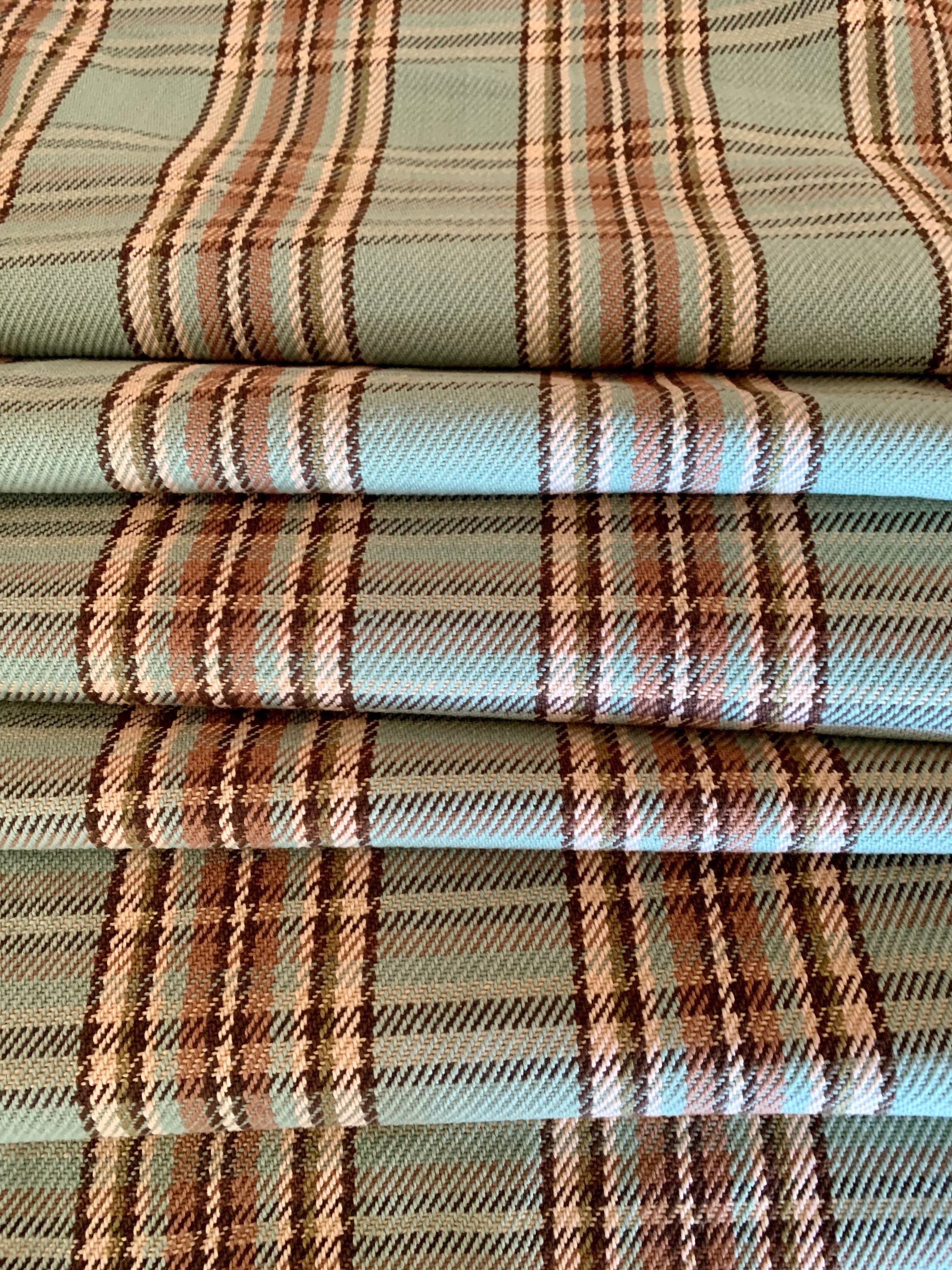 在庫品限り LINDER tartan check straight slacks