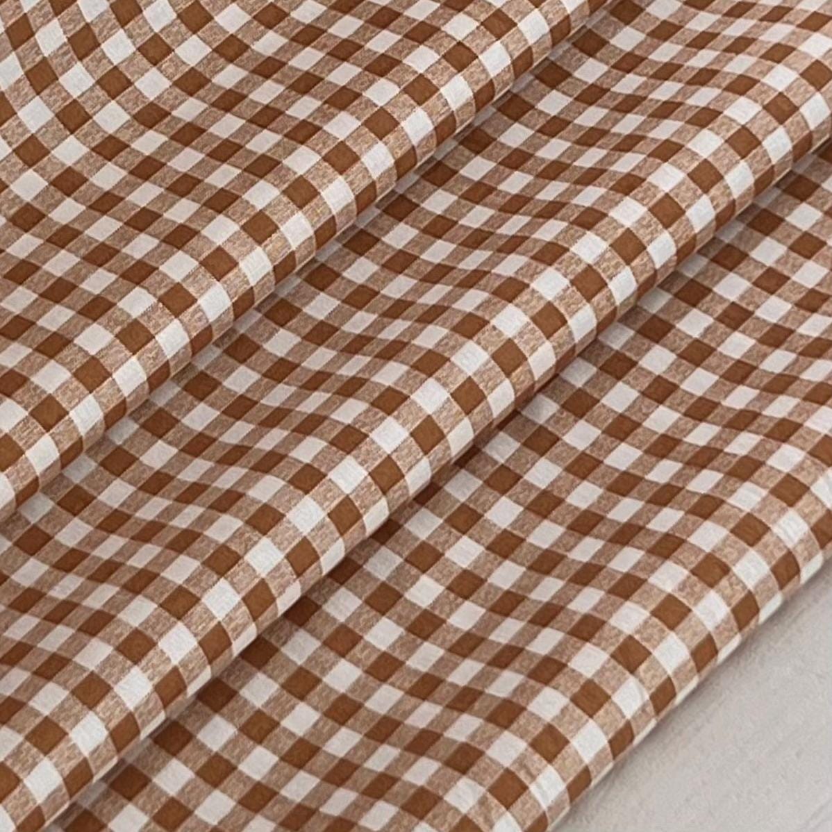 Lot De 3 Coupons Tissu Enfant - Motifs Carreaux & Vichy Rose - Coton - Idéal Couture Créative