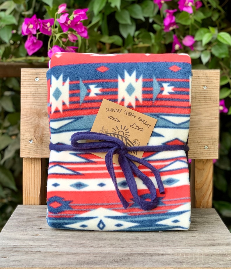 Personalized No Sew Knot Tie Fleece Blanket Throw Kit South Etsy