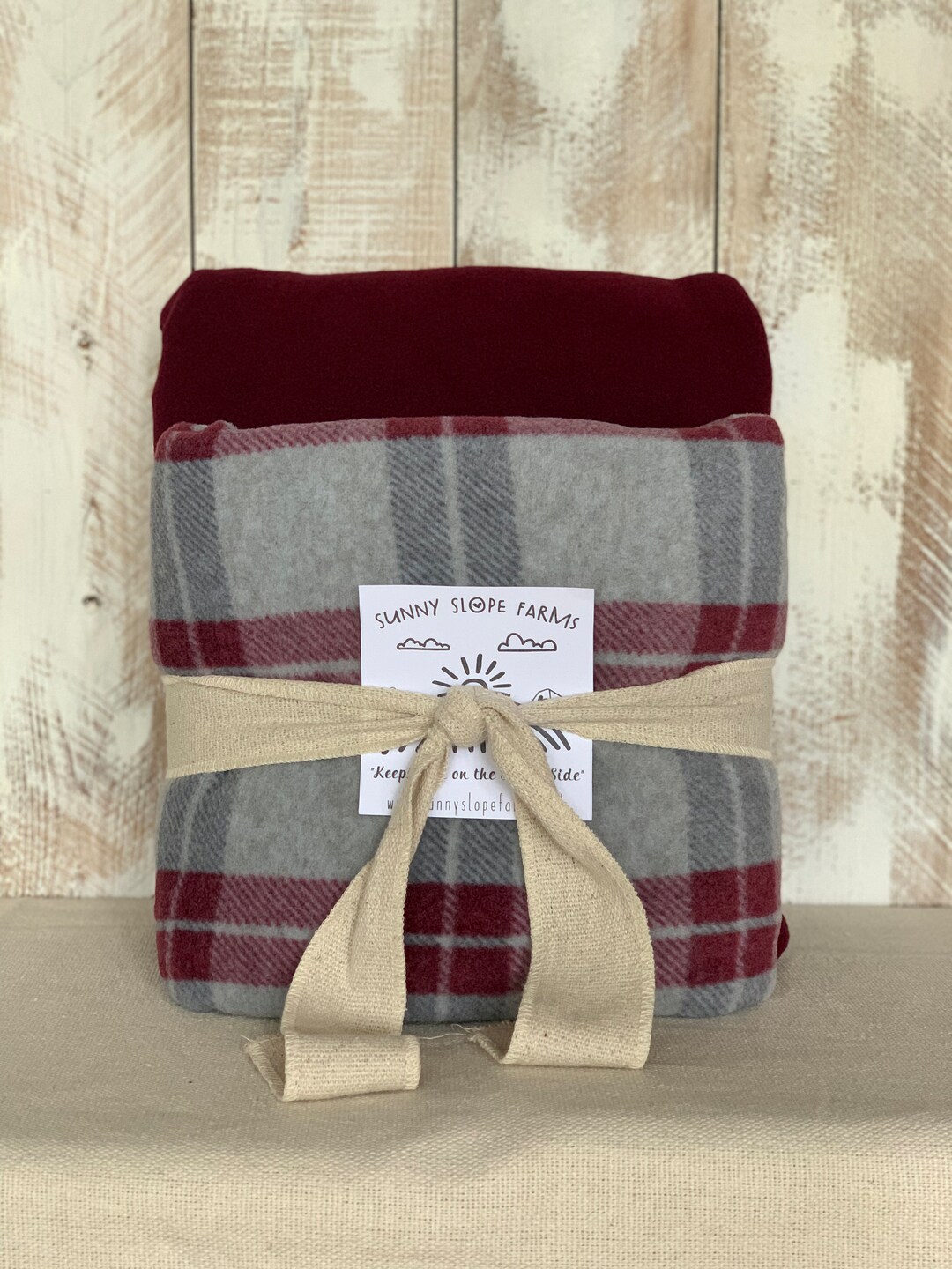 Personalized No Sew Knot Tie Fleece Blanket Throw Kit Plaid Blanket Tie