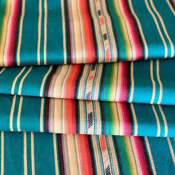 Southwest Upholstery Twill Fabric - Ethnic Stripe - BOHO Ranch Fabric - Western Fabric - Southwest Fabric - Serape Style - Saddle Blanket