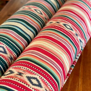 Faux Vintage Saddle Blanket Heavy Weight Twill Fabric - Ethnic Stripe - BOHO Ranch Fabric - Western Fabric - Southwest Fabric - Serape Style