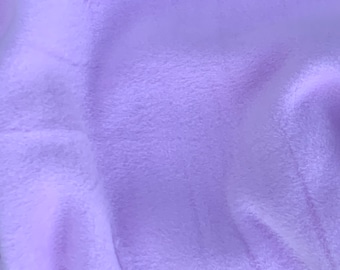 Solid Lavender Purple Anti-Pill Lux Fleece Fabric By The Yard - Soft - Polyester - 60" Wide
