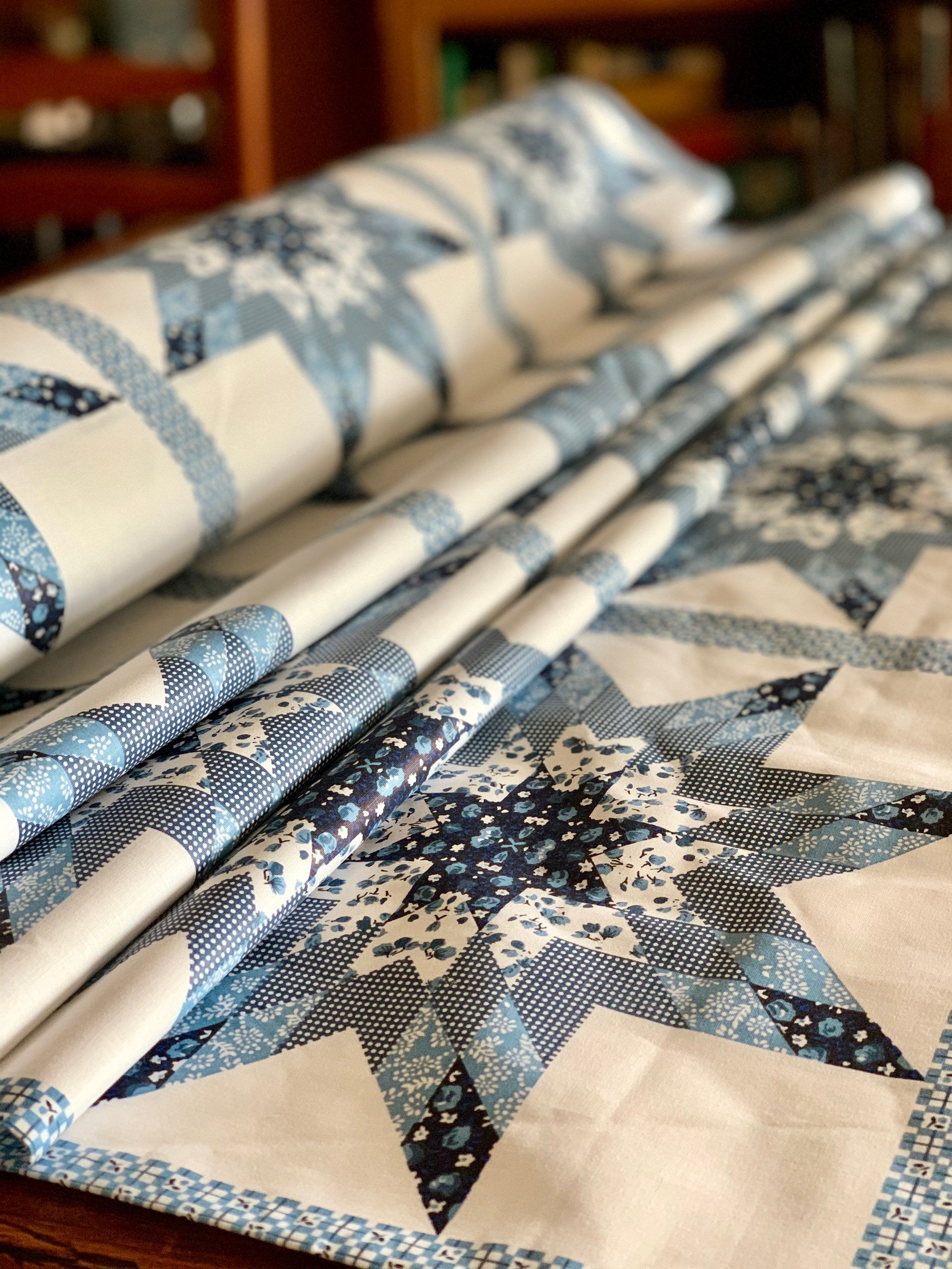 FABRIC Quilt Top 90 Wide Cheater Quilt Top Calico 100 Etsy Australia