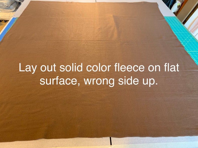 Personalized No Sew Knot Tie Fleece Blanket Throw Kit South Etsy