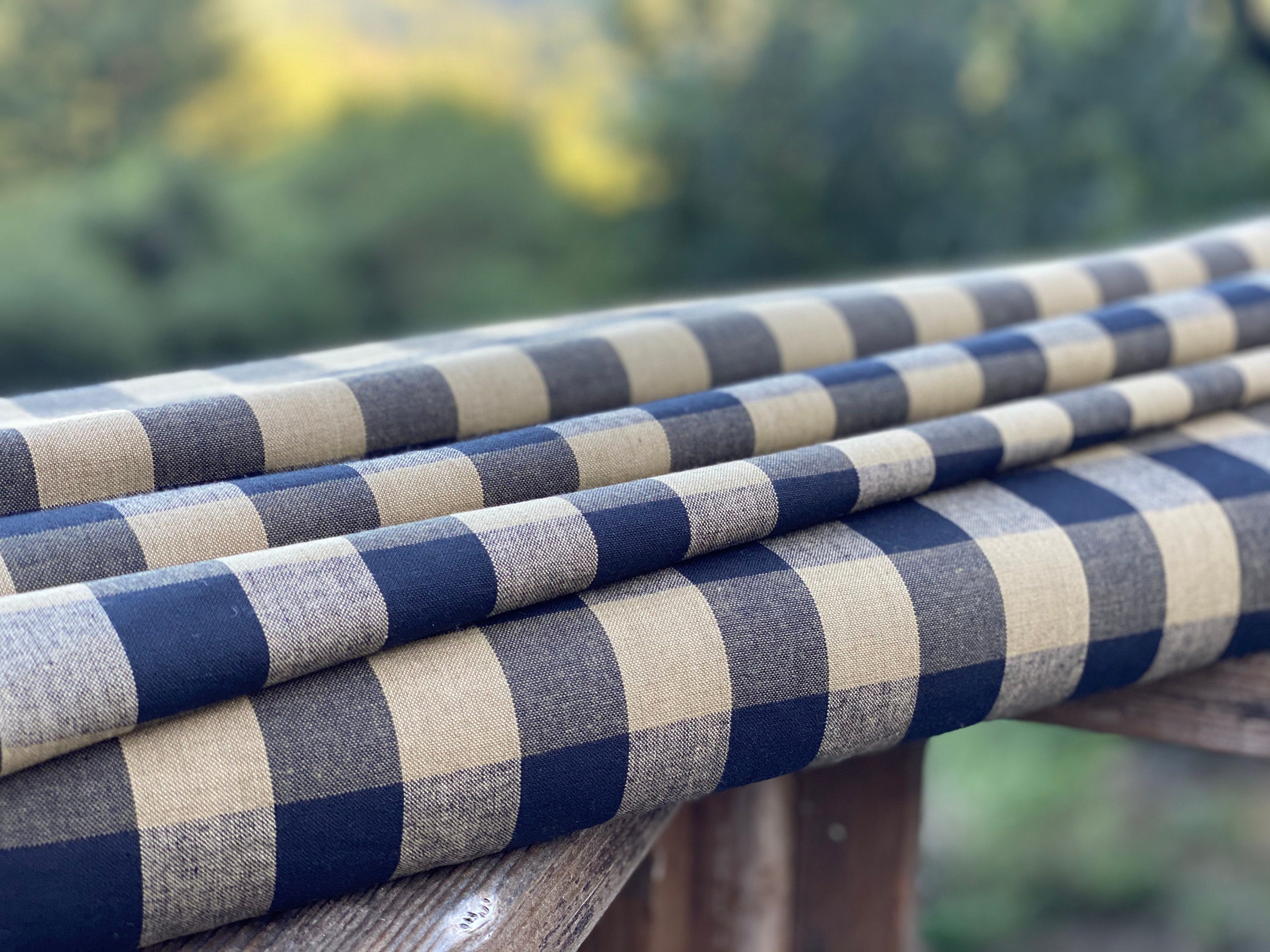 Buffalo Check Fabric Buffalo Plaid Homespun Fabric | Etsy