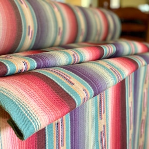 Southwest Upholstery Twill Fabric - Ethnic Stripe - BOHO Ranch Fabric - Western Fabric - Southwest Fabric - Serape Style - Saddle Blanket