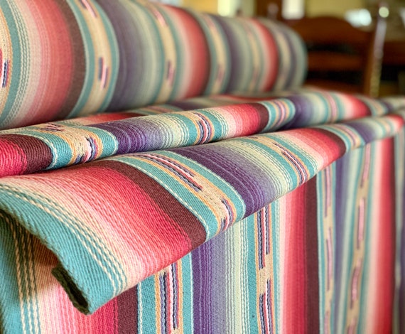 Southwest Upholstery Twill Fabric Ethnic Stripe BOHO Ranch Fabric