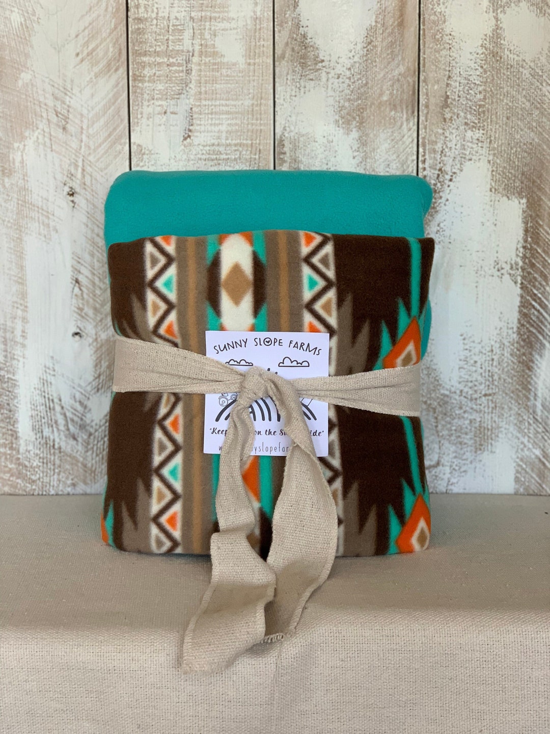 Personalized No Sew Knot Tie Fleece Blanket Throw Kit South Etsy