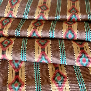 Southwest Upholstery Twill Fabric - Ethnic Stripe - BOHO Ranch Fabric - Western Fabric - Southwest Fabric - Serape Style - Saddle Blanket