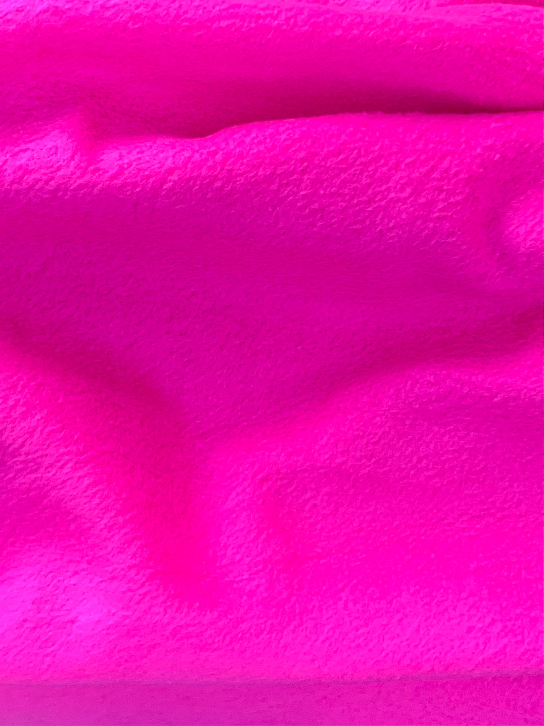 Bubble Gum Pink Solid Anti-Pill Fleece Fabric - Fleece Fabric by the Yard