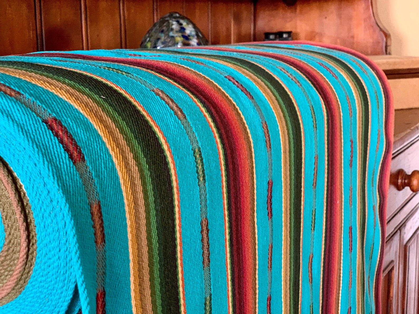 Faux Vintage Saddle Blanket Heavy Weight Twill Fabric Ethnic Etsy