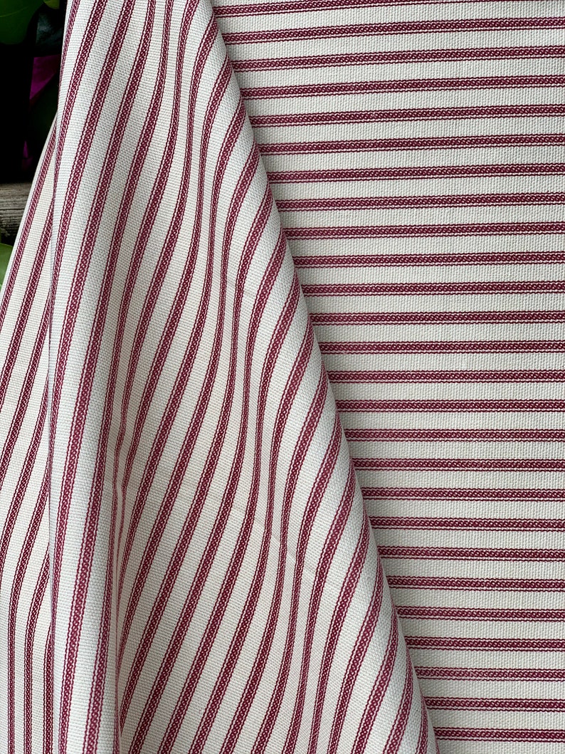 54 Ticking Fabric by the Yard 100 Duck Cotton Etsy Canada