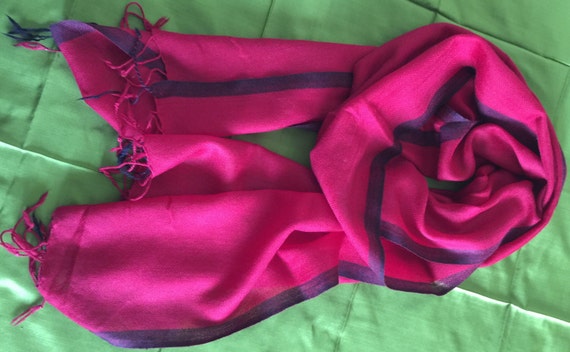 narrow cashmere scarf