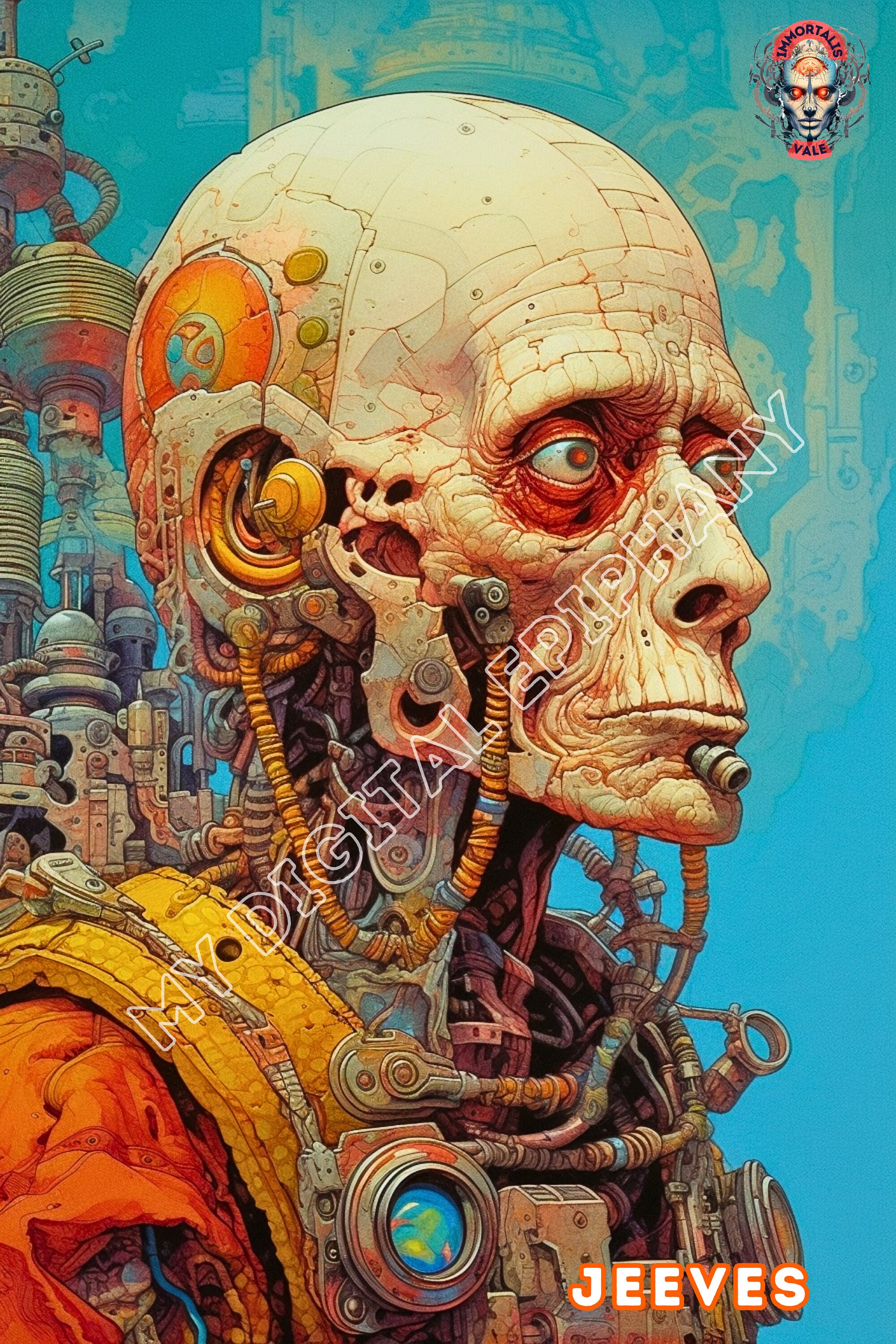 SCI FI Art, Fantasy Art. Printable Wall Art, Digital Download. A New ...