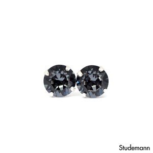 Midnight Black Swarovski Stud Earrings main image 0