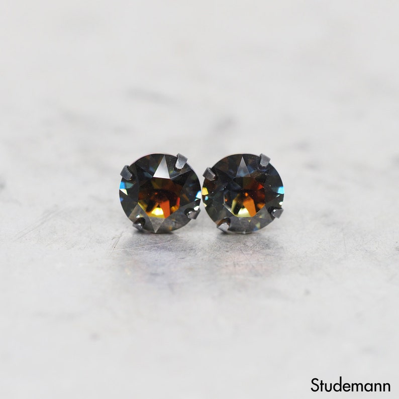 Swarovski crystal volcano earrings Clearance