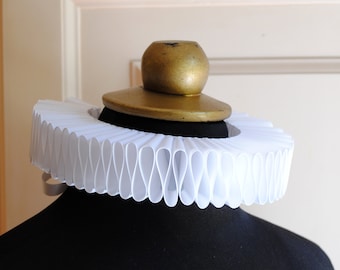 Weißer elisabeianischer Kragen, Renaissance Kostüm Kragen