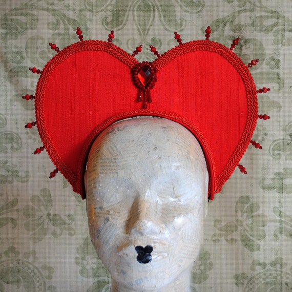 Queen of Hearts Beaded Headband Queen of Hearts Beaded Headband