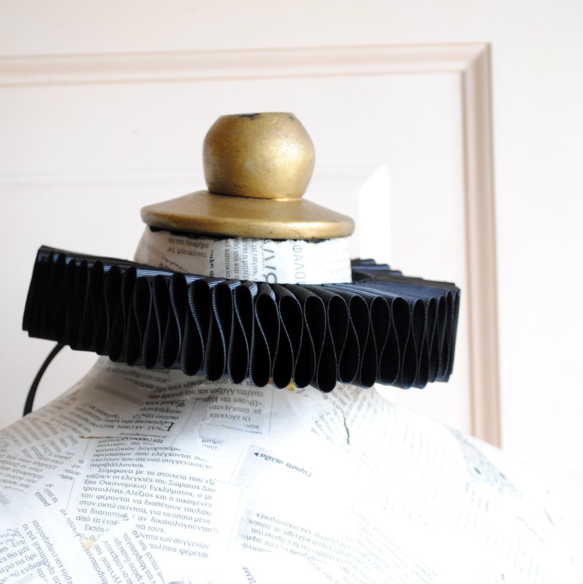 Collare Barocco Bianco Gorgiera - Colletto Pieghettato Stile Rinascimentale Per Costumi E Eventi - Foto 11