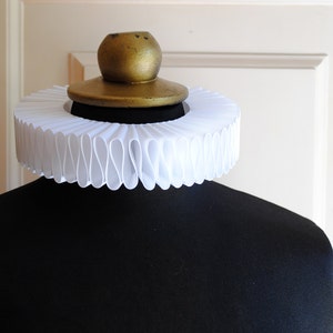 White Elizabethan Collar,elizabethan Ruff,renaissance Cosplay,neck Ruff