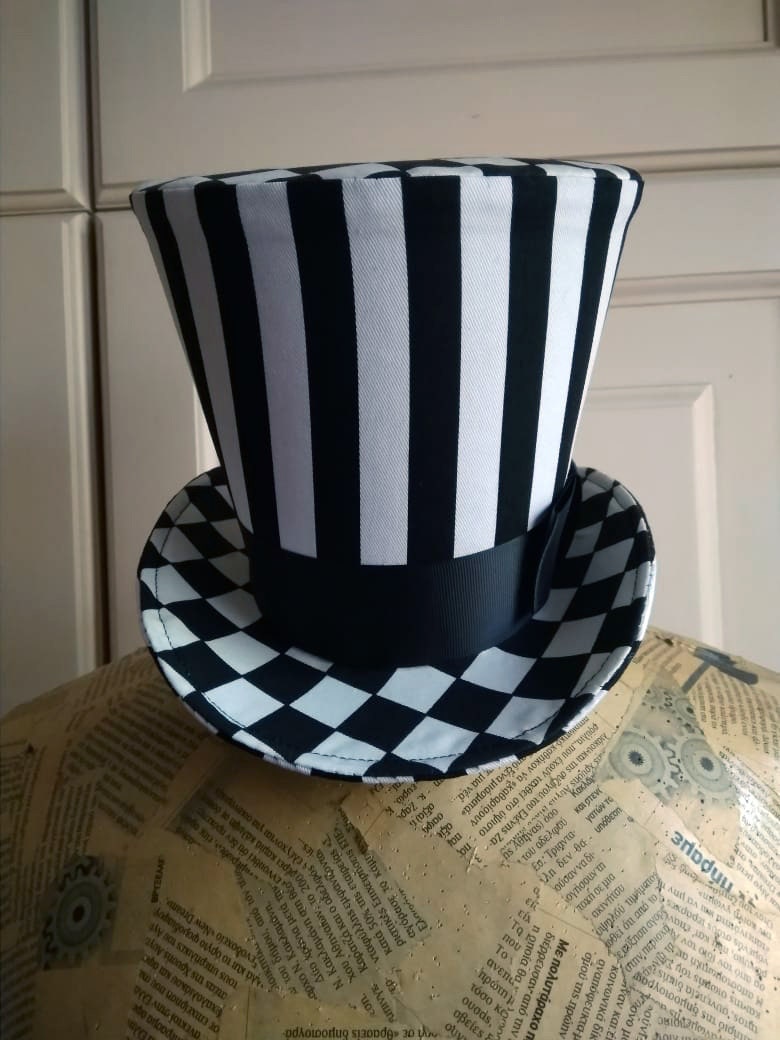 Striped Top Hatsteampunk Circus Ladies 