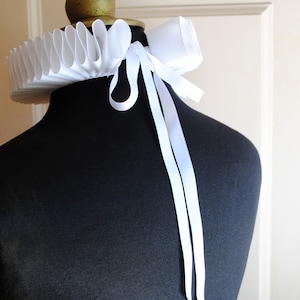 White Elizabethan Collar,elizabethan Ruff,renaissance Cosplay,neck Ruff
