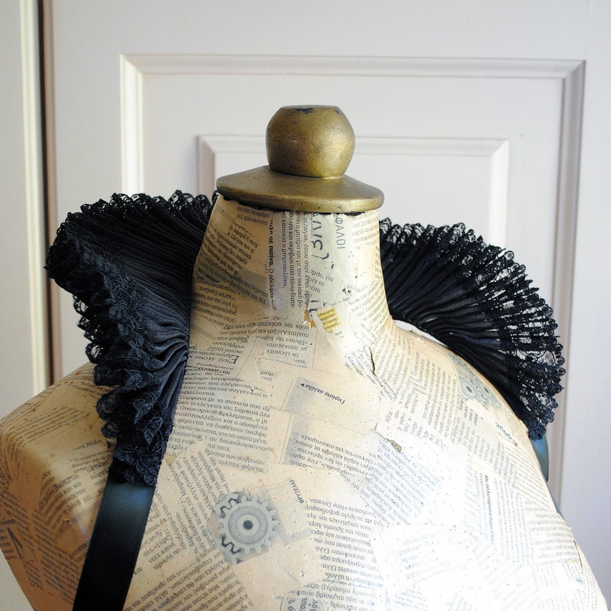 Black Elizabethan CollarRenaissance Standing Ruff Collar with Etsy