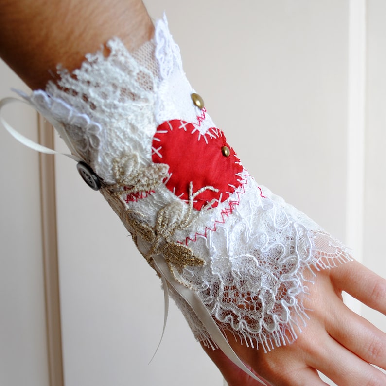 Adult size Steampunk Lace Wrist Cuffs Choose from 2 styles
