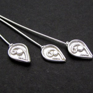 Sterling Silver Head Pins