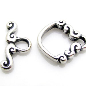 1 Pc, 14mm, Sterling Silver Toggle with bar