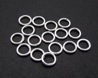 10 Pcs Sterling Silver Closed Jump Ring - Etsy